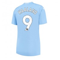 Manchester City Erling Haaland #9 Hjemmebanetrøje Dame 2023-24 Kortærmet